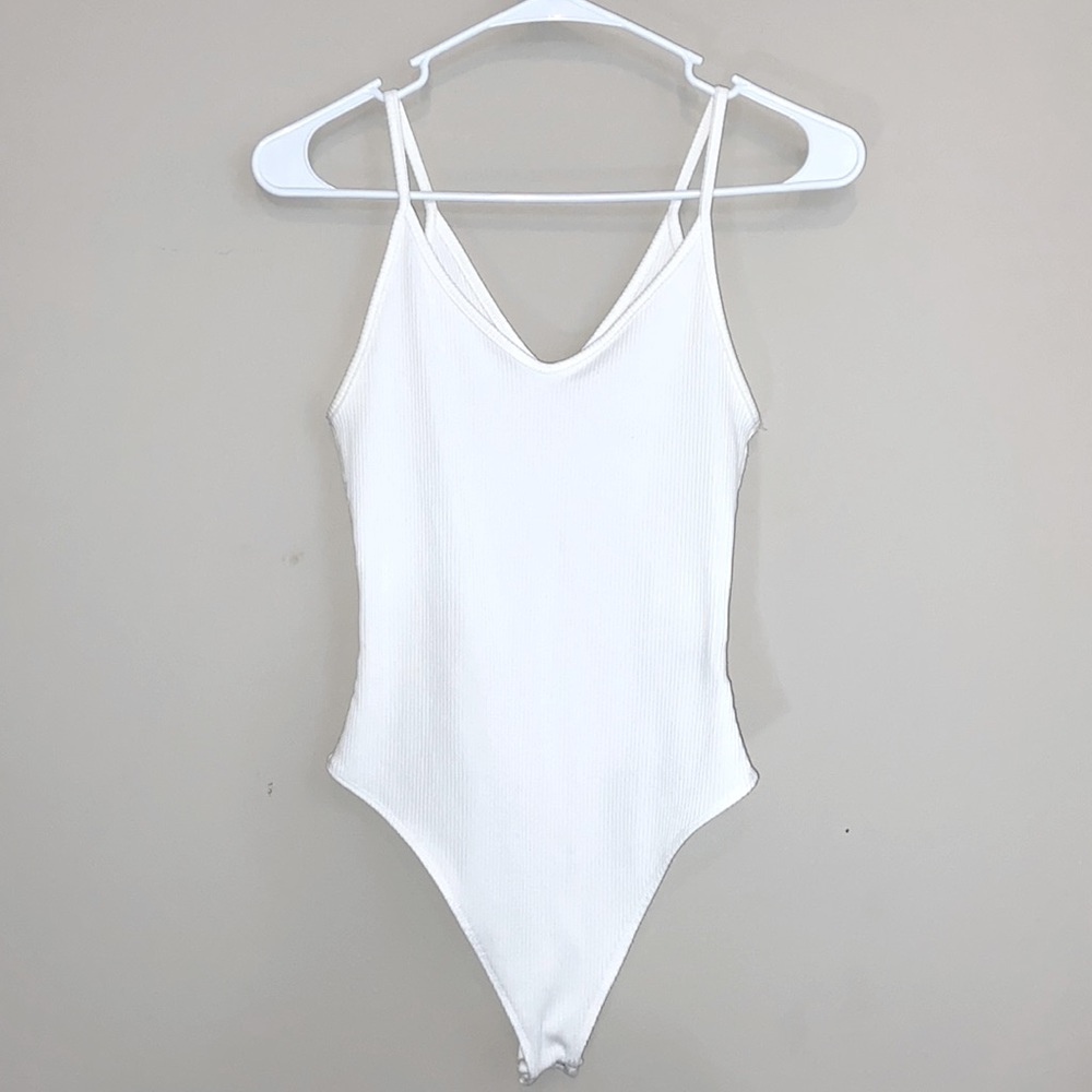 American Eagle Ribbed Thong Bodysuit